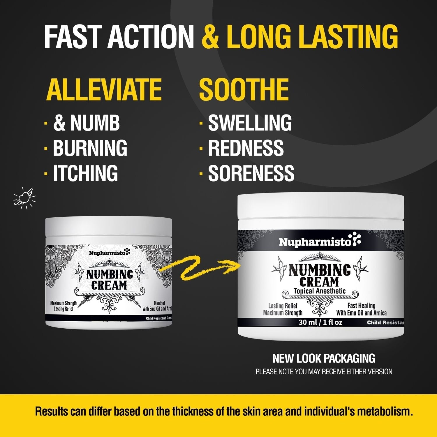 Nupharmisto Numbing Cream Maximum Strength : Long Lasting Numbing Crea