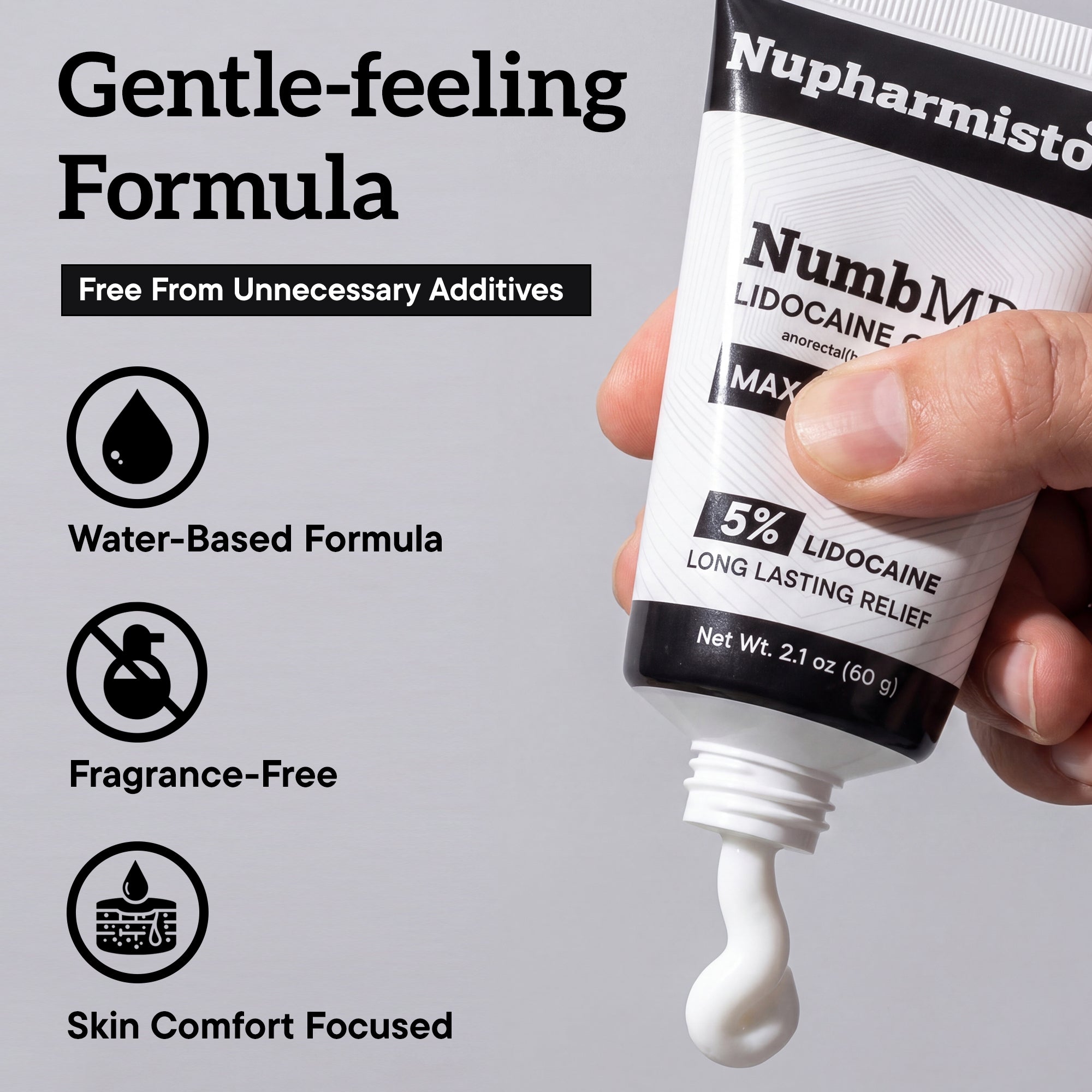 Numbing Cream with Numbing - 60 g / 2.1 oz – Nupharmisto