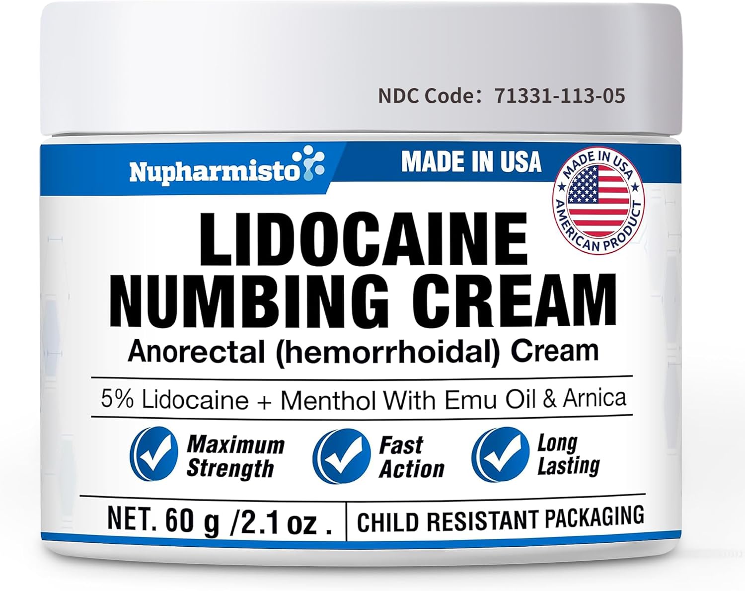 5% Lidocaine Numbing Cream