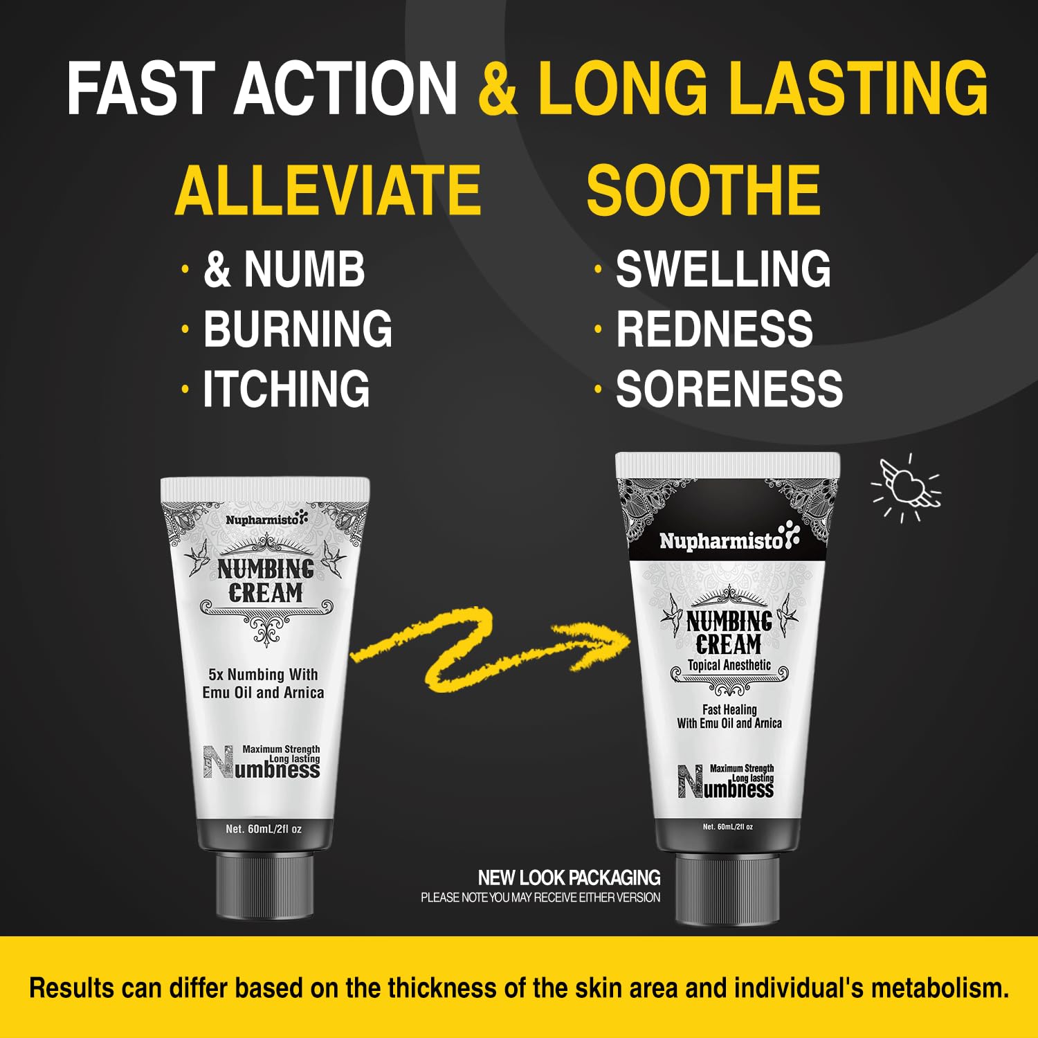Tattoo Numbing Cream - Long-Lasting Relief for Tattoos & Cosmetic