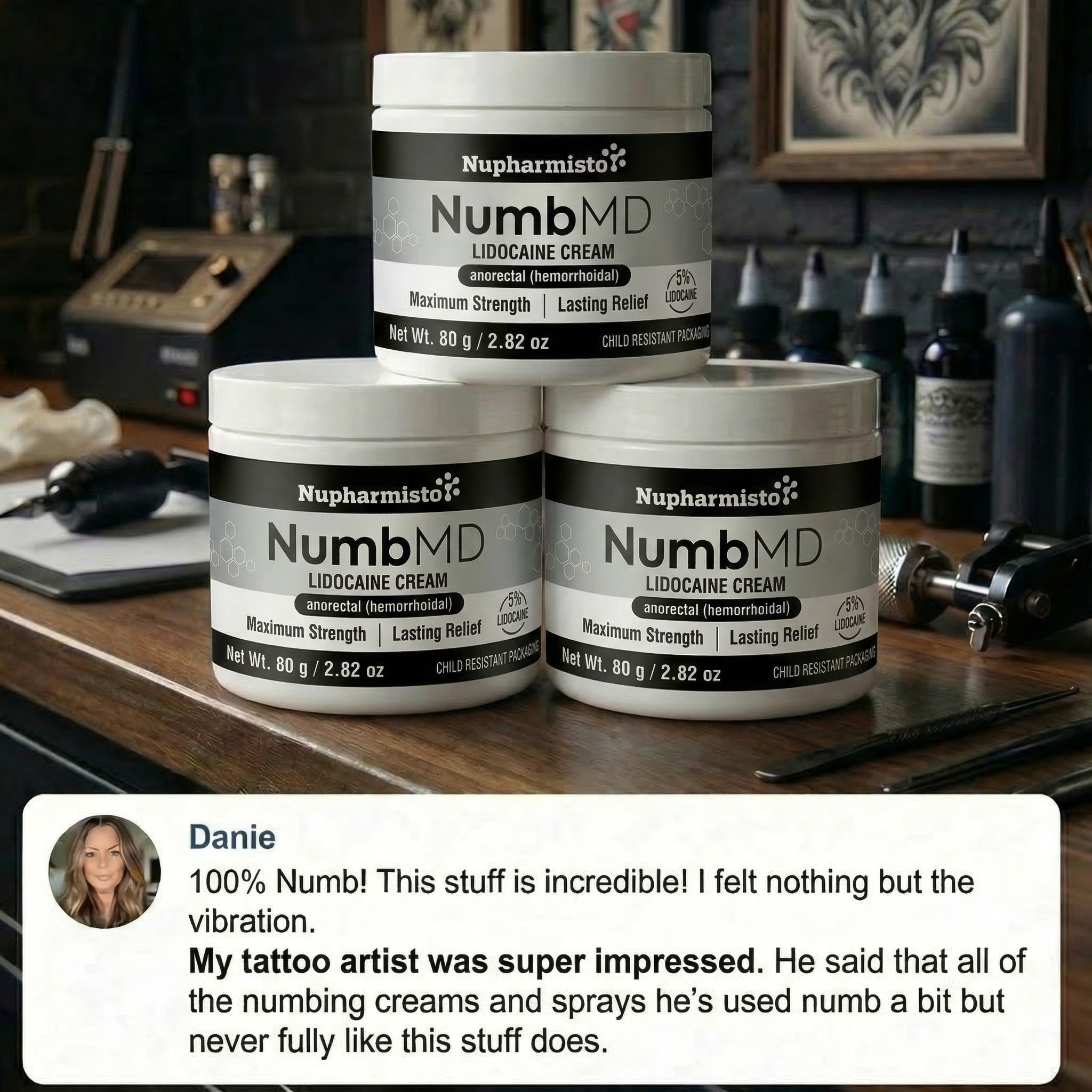 Nupharmisto Numbing Cream Maximum Strength