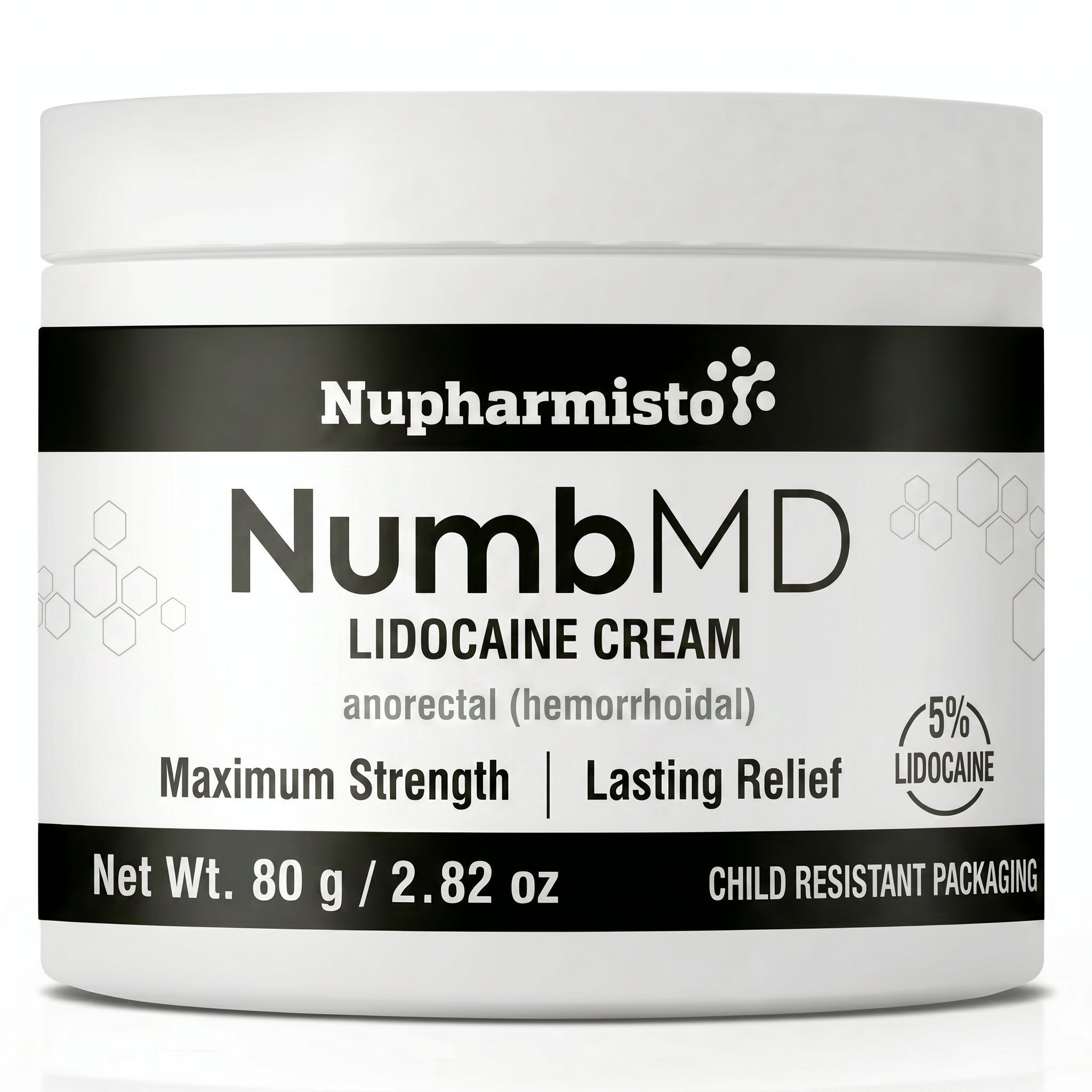 Nupharmisto Numbing Cream Maximum Strength 80g / 2.82 oz
