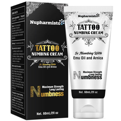 Maximum Strength Numbing Cream Tattoo - 2oz/ 60ml