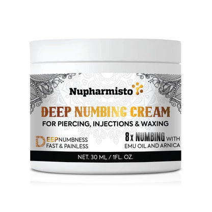 Deep Numbing Cream for Piercing, Injections & Tattoos