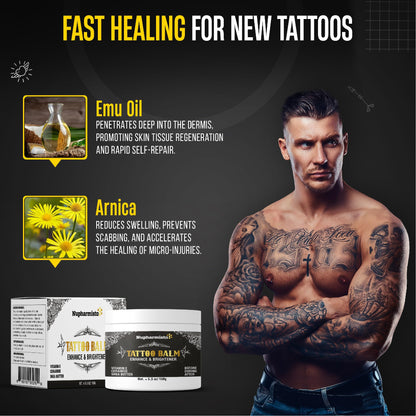 Powerful Tattoo Aftercare Balm For Color Enhancement And Brightening - 150g