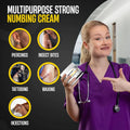 Deep Numbing Cream for Piercing, Injections & Tattoos - Nupharmisto